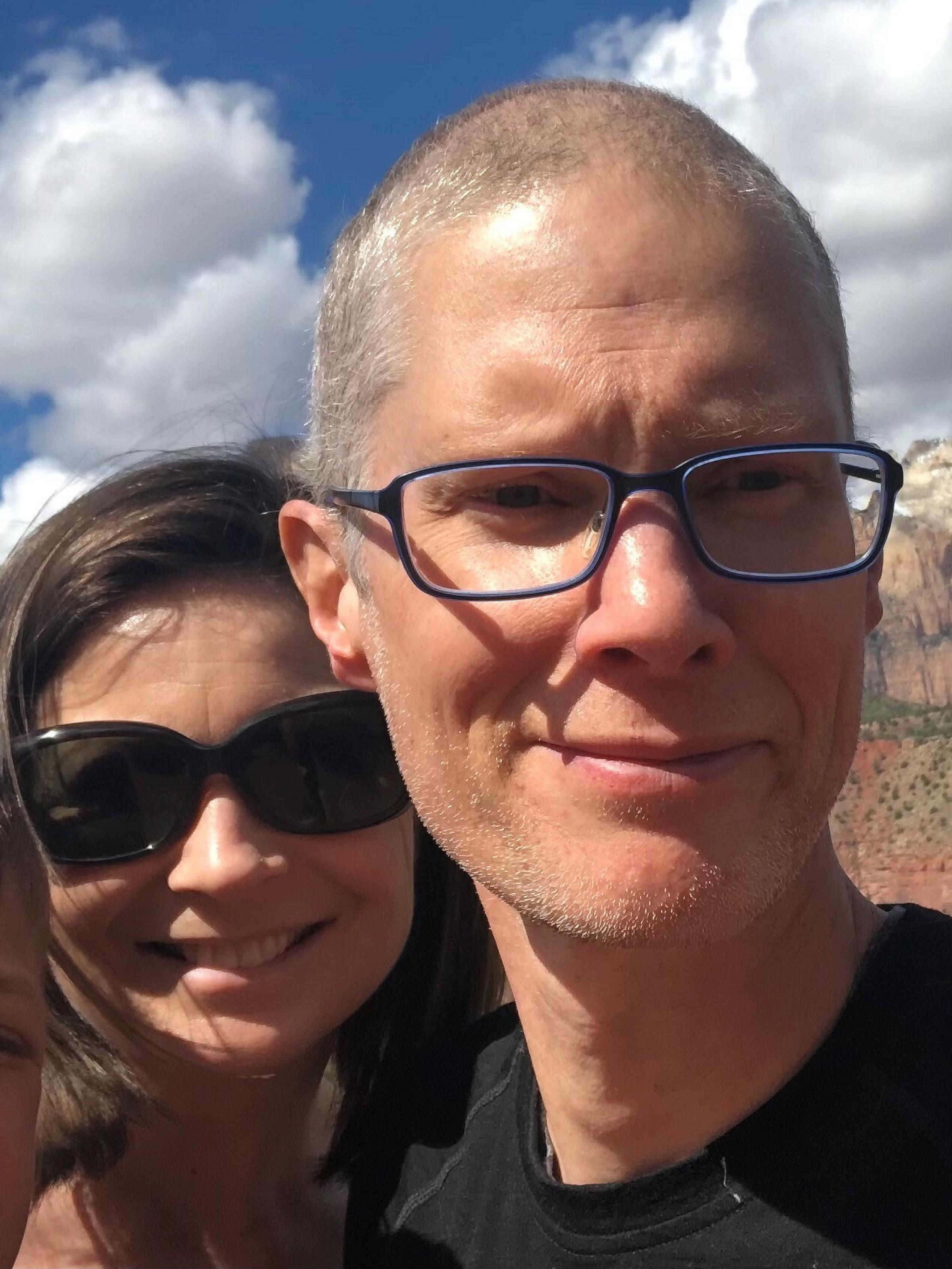 Chris and his wife, Denise